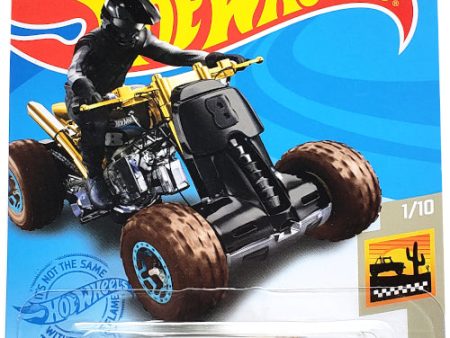 2021 Hot Wheels Mainline #002 - Quad Rod 4 Wheeler ATV (Gold) GRX64 Discount