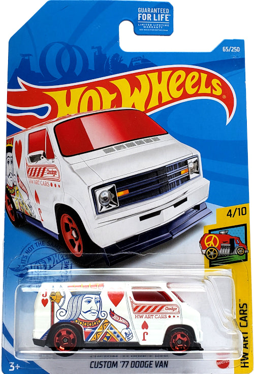 2021 Hot Wheels Mainline #065 - Custom 1977 Dodge Van (Treasure Hunt) GTC88 Online now