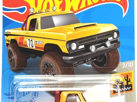 2021 Hot Wheels Mainline #003 - 1970 Dodge Power Wagon Truck (Yellow) GRX65 Fashion