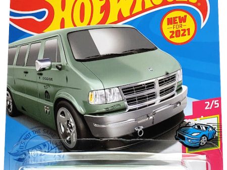 2021 Hot Wheels Mainline #050 - Dodge Van JDM Dajiban (Green) GRX21 Sale