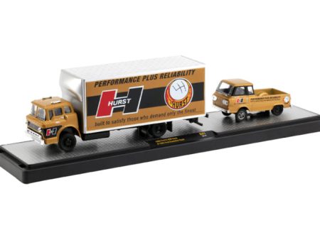 2020 M2 Machines Auto Haulers R41-20-21 - 1966 Ford C-950 and 1965 Econoline Truck For Discount