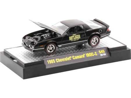 2020 M2 Machines Desktop S45-20-50 - 1985 Chevy Camaro IROC-Z (Bootlegger Black) on Sale