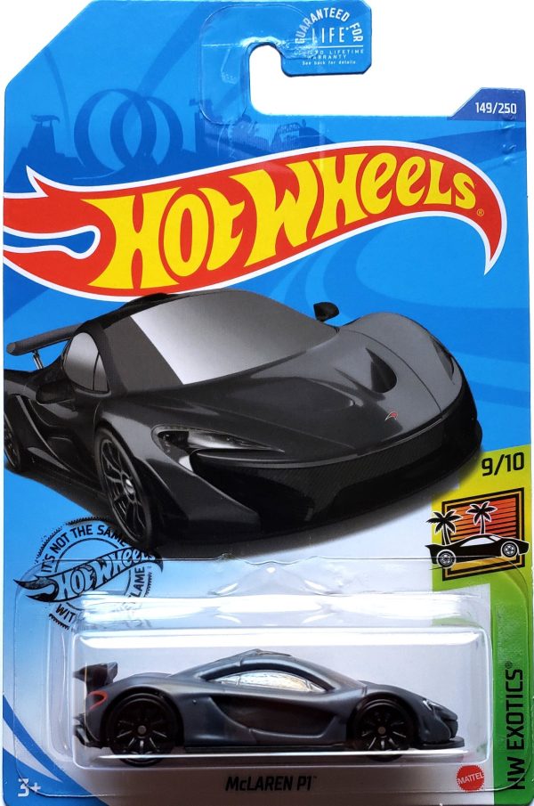 2020 Hot Wheels Mainline #149 - McLaren P1 (Grey) GHF48 Hot on Sale