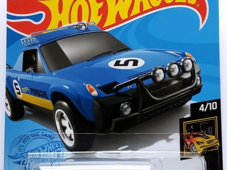 2020 Hot Wheels Mainline #242 - Porsche 914 Safari (GS Exclusive Blue) GTD36 Online Sale