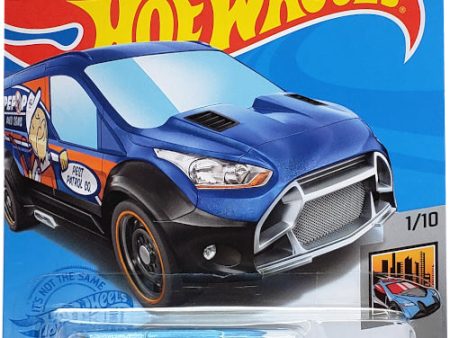 2021 Hot Wheels Mainline #007 - Ford Transit Connect (Blue) GRX79 Online Sale