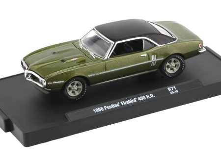 2020 M2 Machines Auto Drivers #R712049 - 1968 Pontiac Firebird 400 H.O. (Green) Online Hot Sale