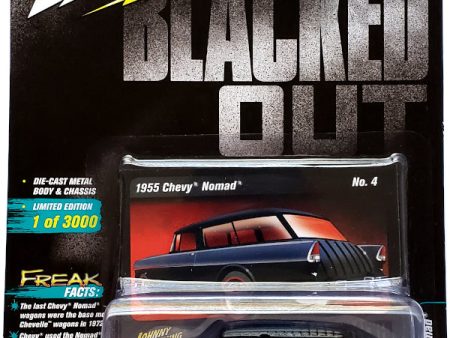 2019 Johnny Lightning Street Freaks - 1955 Chevy Nomad (Black) JLSF013-14B Discount