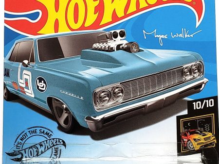 2020 Hot Wheels Mainline #247 - 1964 Chevy Chevelle SS (Satin Blue) GHD15 Sale