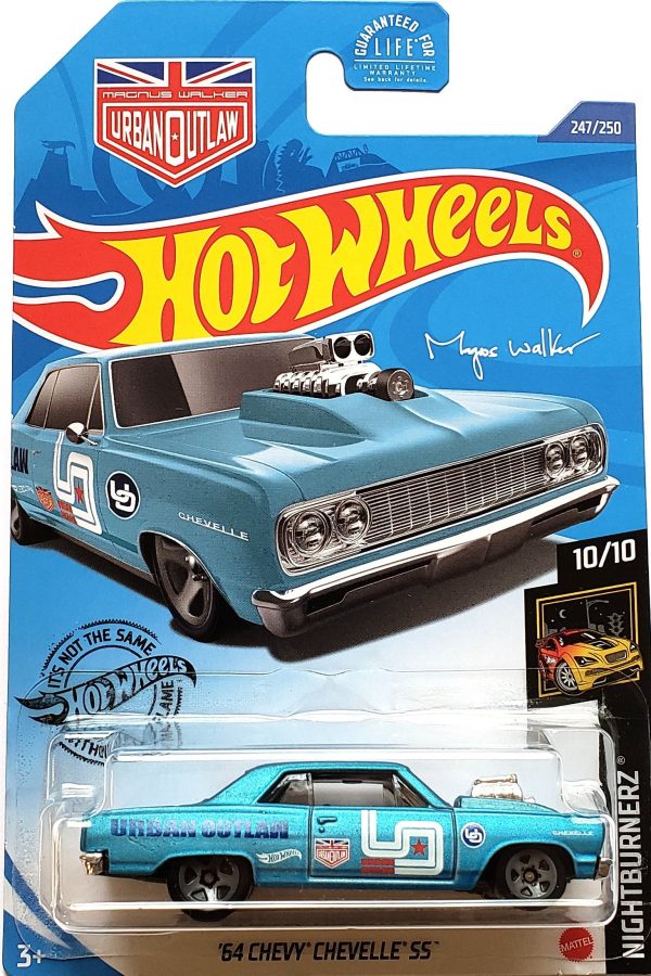 2020 Hot Wheels Mainline #247 - 1964 Chevy Chevelle SS (Satin Blue) GHD15 Sale