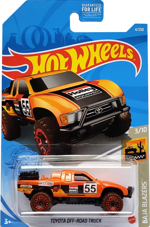 2021 Hot Wheels Mainline #004 - Toyota Off-Road Truck (Orange) GRX70 Online now