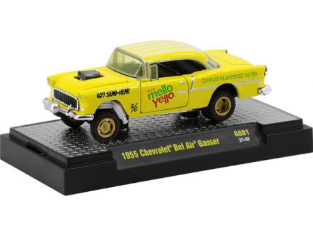 2021 M2 Machines Coca Cola GS01-21-02 - 1955 Chevrolet Bel Air Gasser (Mello Yello) Sale