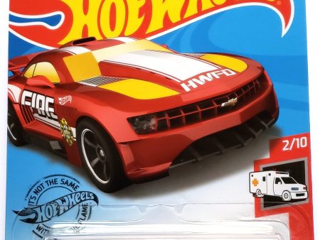 2020 Hot Wheels Mainline #239 - 2011 Custom Chevy Camaro (Firefighter Red) GHC53 Online Hot Sale