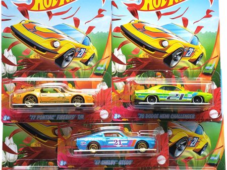 2021 Hot Wheels Exclusive Spring Set - Complete Set of 5 Cars Online Hot Sale