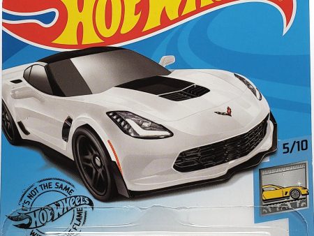 2020 Hot Wheels Mainline #200 - Chevy Corvette C7 Z06 (White) GHC89 Cheap