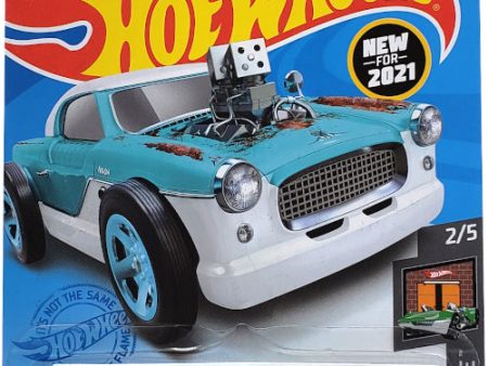 2021 Hot Wheels Mainline #001 - The Nash (White   Blue) GRX19 Online Sale