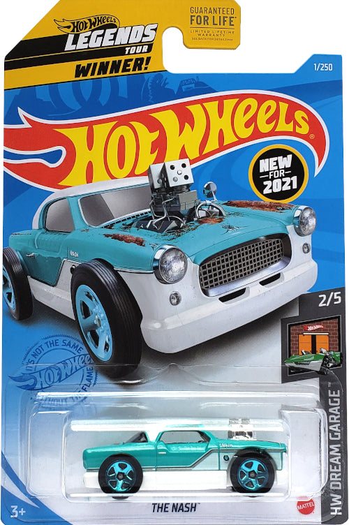 2021 Hot Wheels Mainline #001 - The Nash (White   Blue) GRX19 Online Sale