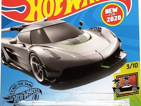 2020 Hot Wheels Mainline #228 - 2020 Koenigsegg Jesko (Silver) GHB39 Discount