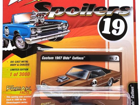 2019 Johnny Lightning Street Freaks - 1967 Oldsmobile Cutlass (Gold) JLSF013-13A Online Hot Sale