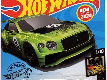 2020 Hot Wheels Mainline #246 - 2018 Bentley Continental GT3 (Green) GHB29 Cheap