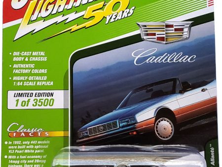 2019 Johnny Lightning Classic Gold - 1992 Cadillac Allante (White) JLCG019-15B Cheap