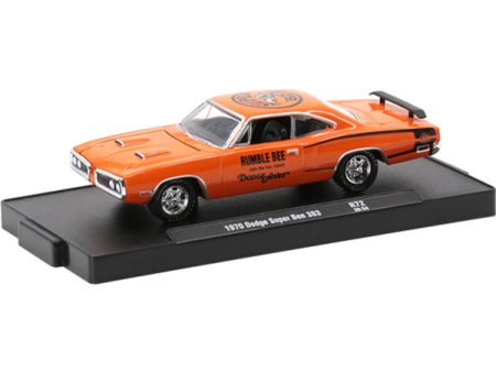 2020 M2 Machines Auto Drivers #R722054 - 1970 Dodge Coronet Super Bee 383 (Orange) Cheap