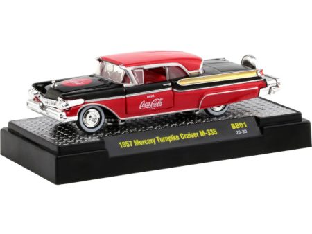 2020 M2 Machines Coca Cola BB01-20-30 - 1957 Mercury Turnpike Cruiser M-335 (Black   Red) For Discount