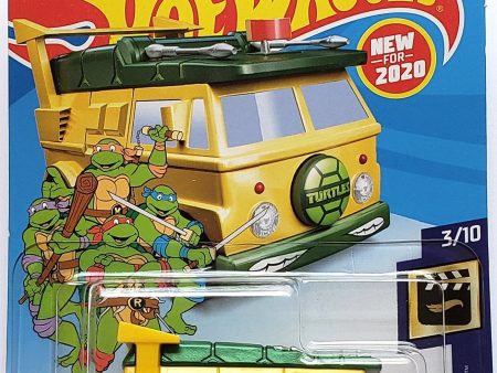 2020 Hot Wheels Mainline #147 - TMNT Party Wagon (Yellow) GHB47 For Discount