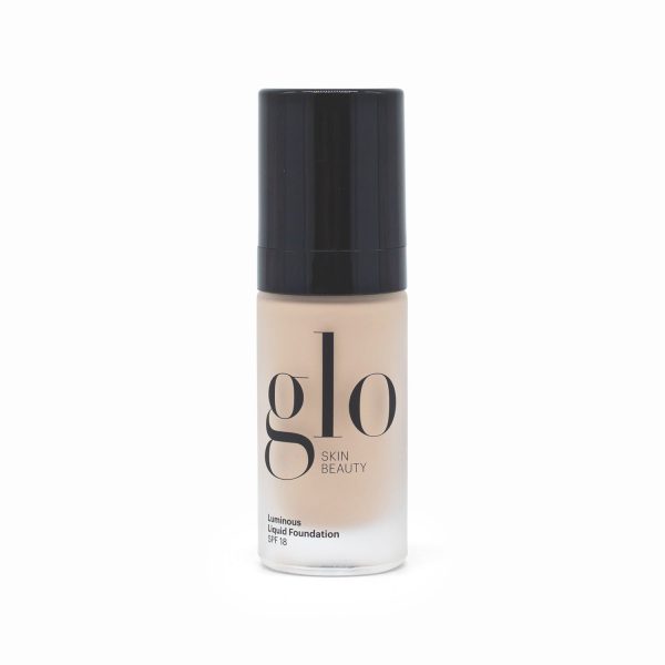 glo SKIN BEAUTY Luminous Liquid Foundation SPF 18 ALABASTER 1oz - Small Amount Missing Online now