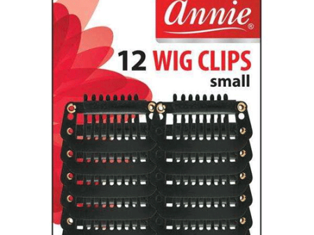 Annie Wig Clips Black Small 12 ct #3225 Online Sale