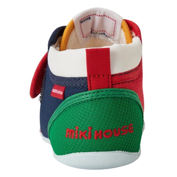 日本 mikihouse 一段学步鞋（日本制）获奖鞋  10-9311-492（11.5-13.5cm） Online now