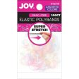 Joy Elastic Polybands 2.5cm 100ct Transparent Asst Online