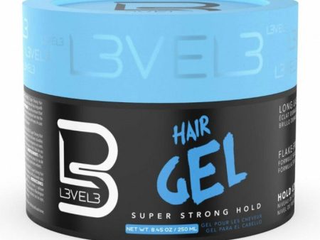 L3 Level 3 Hair Gel Super Strong 8.5 oz Online now