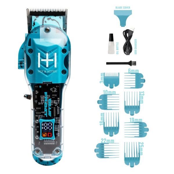 5786 H&H Prof. Rechargeable Cordless Clipper Blue Frost Cheap