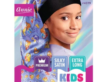 Annie Premium Kids Silky Wide Edge Braid Bonnet #4379 Online now