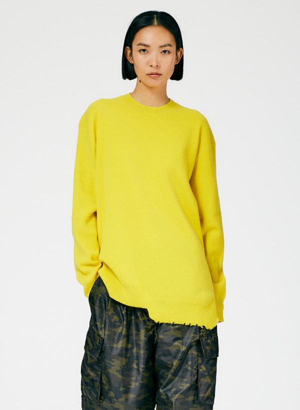 Anna Merino Wool Hole At Back Pullover Discount