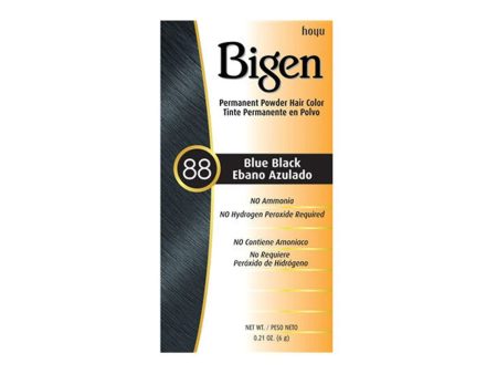 Bigen Permanent Powder Hair Color 88 Blue Black .21 oz Online Hot Sale