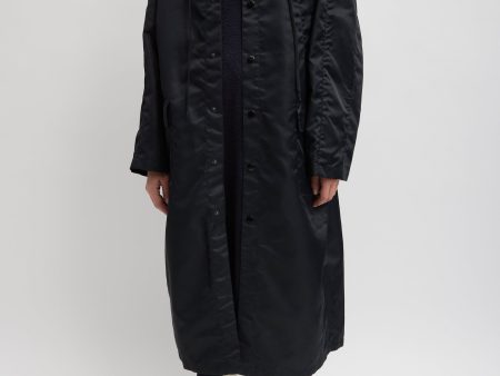 Eco Nylon Hooded Coat Online Sale