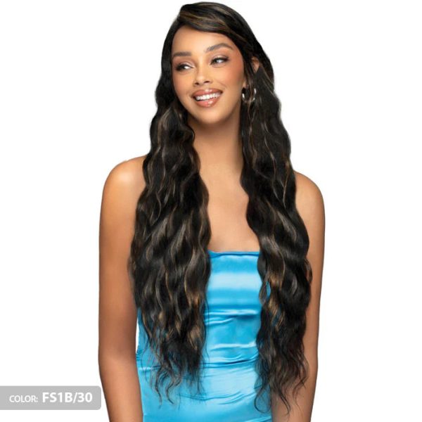 Bobbi Boss Glueless Lace Front MHLF961 Bone Straight Body Wave 32 Fashion