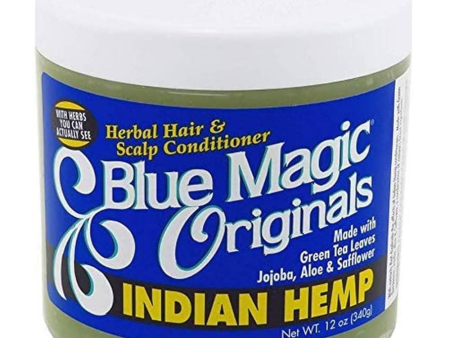 Blue Magic Originals Indian Hemp Herbal Scalp Conditioner 12 oz Cheap