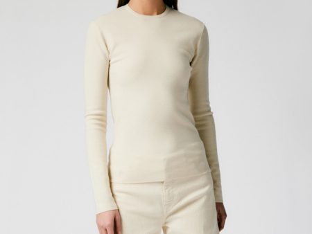 Compact Stretch Cashmere Mini Long Sleeve Pullover For Cheap