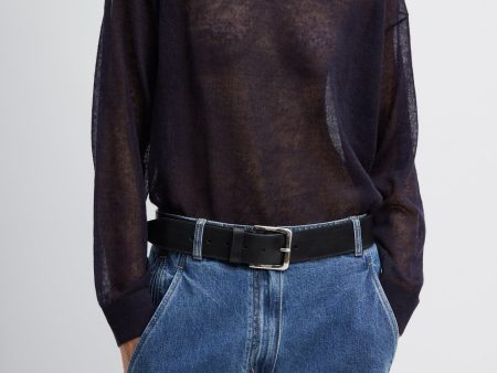 Sheer Sweater Crewneck Easy Pullover Cheap