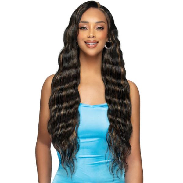 Bobbi Boss Glueless Lace Front MHLF961 Bone Straight Body Wave 32 Fashion