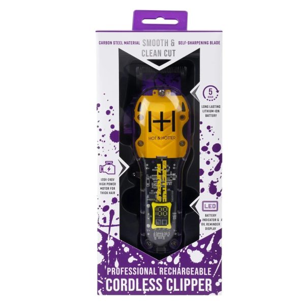 5788 H&H Prof. Rechargeable Cordless Clipper Electric Purple Discount