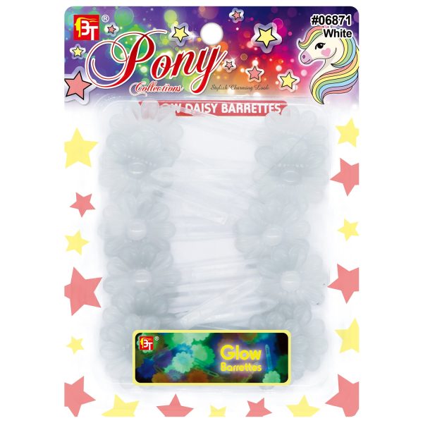 Beauty Town Glow Daisy Barrettes For Discount