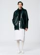 Aviator Leather Oversized Bomber Hot on Sale