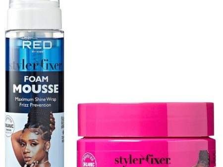 RED STLYER FIXER EXTREME HOLD GEL AND MOUSSE SET Fashion