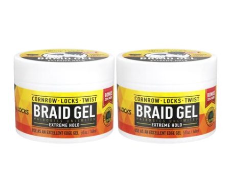 2 PACK ALLDAY LOCKS BRAID GEL 5OZ on Sale