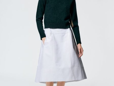 Sculpted Cotton Skirt Online