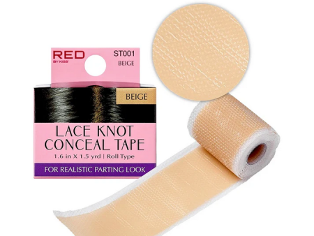 Red Lace Knot Conceal Tape Roll For Discount