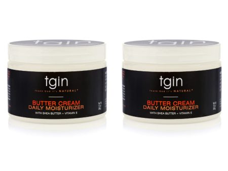 2 PACK TGIN BUTTER CREAM DAILY MOISTURIZER 12OZ For Cheap